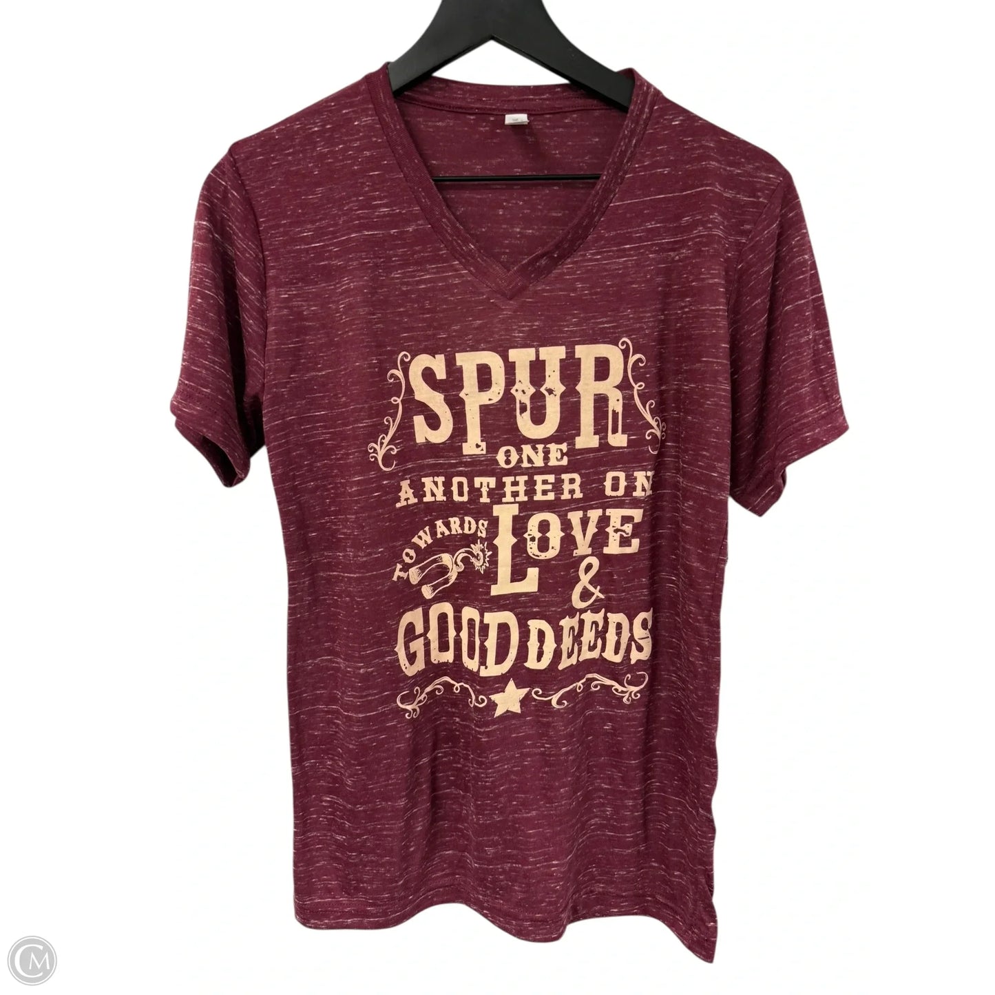 Top Short Sleeve Basic By Bella + Canvas In Purple, Size: S