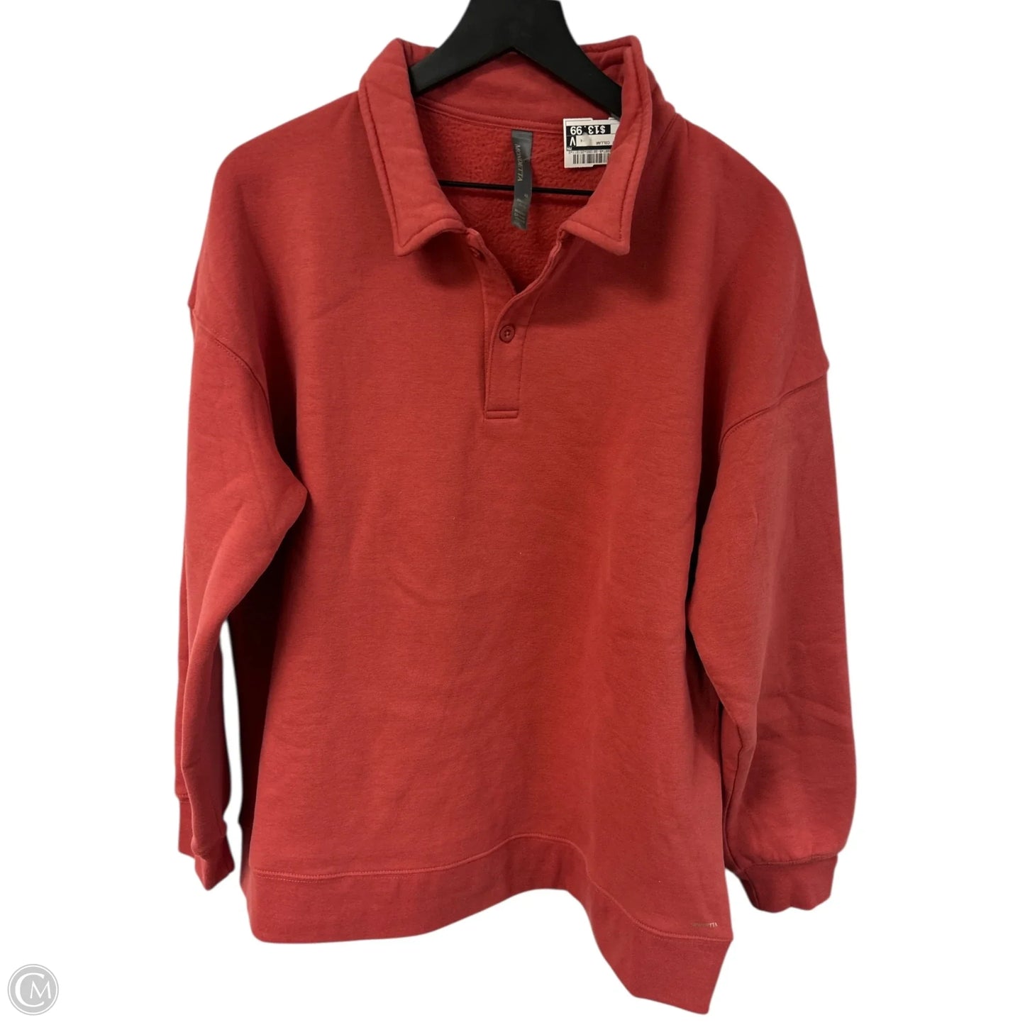 Sweatshirt Collar By Mondetta In Pink, Size: Xl