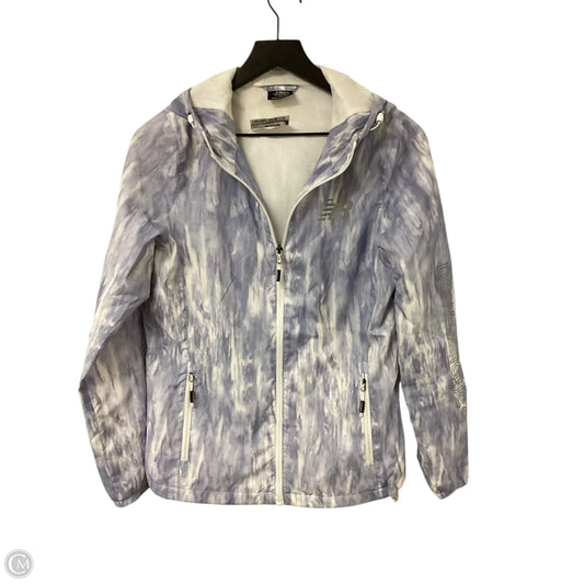 Jacket Windbreaker By New Balance In Purple, Size: S