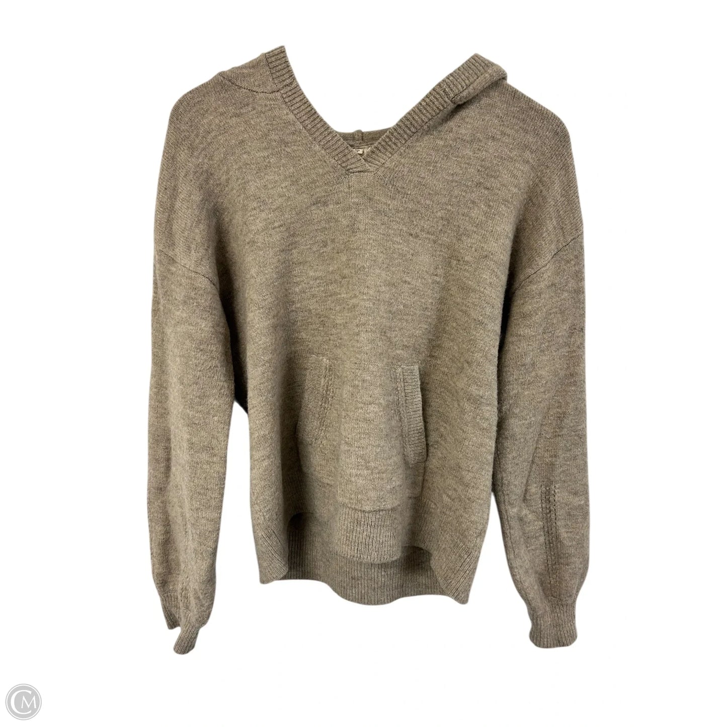 Sweater By Hem & Thread In Taupe, Size: L
