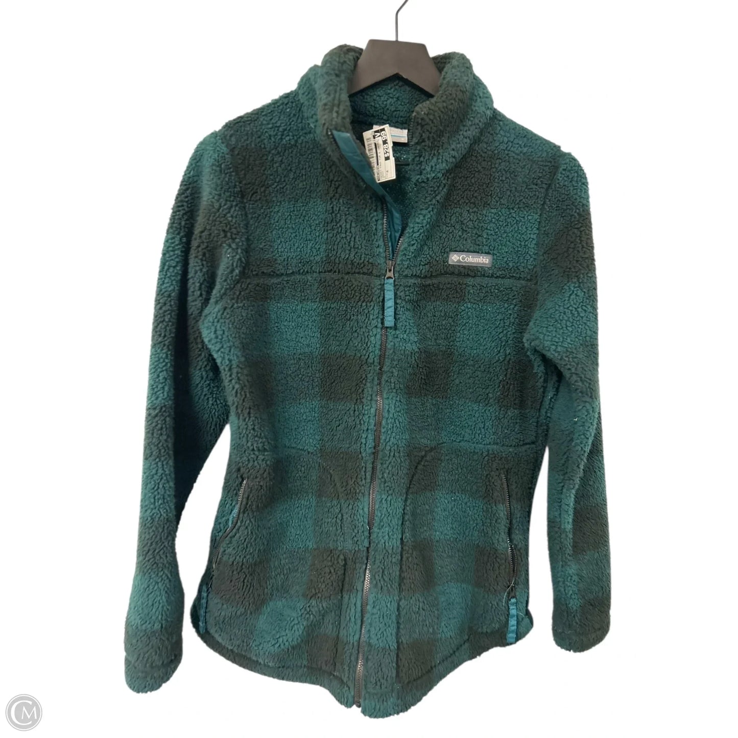 Jacket Faux Fur & Sherpa By Columbia In Green, Size: M