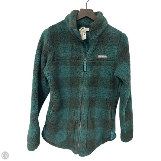 Jacket Faux Fur & Sherpa By Columbia In Green, Size: M