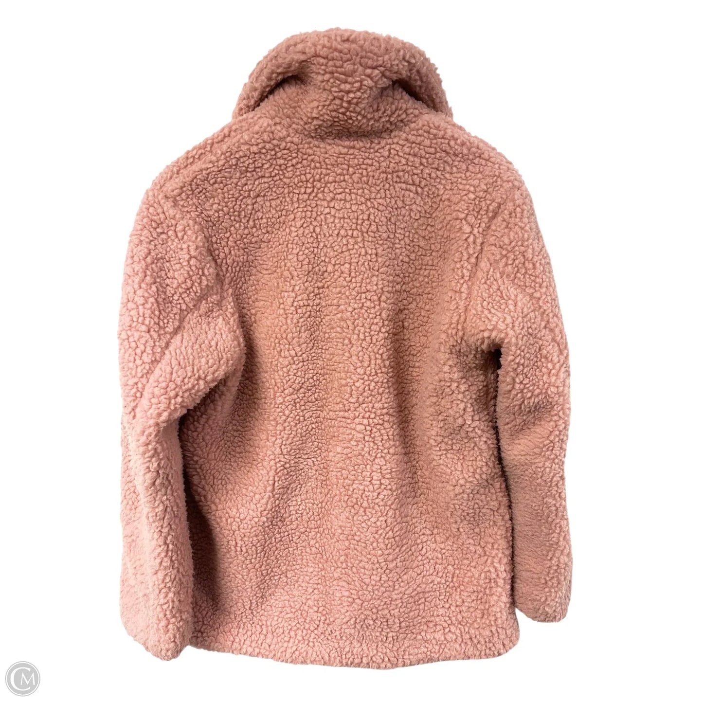 Coat Faux Fur & Sherpa By Topshop In Pink, Size: 8