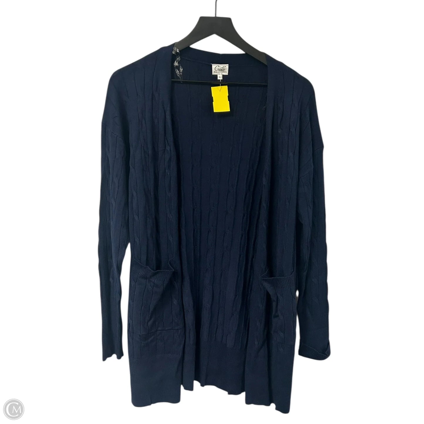 Cardigan By Cielo In Blue, Size: Xl
