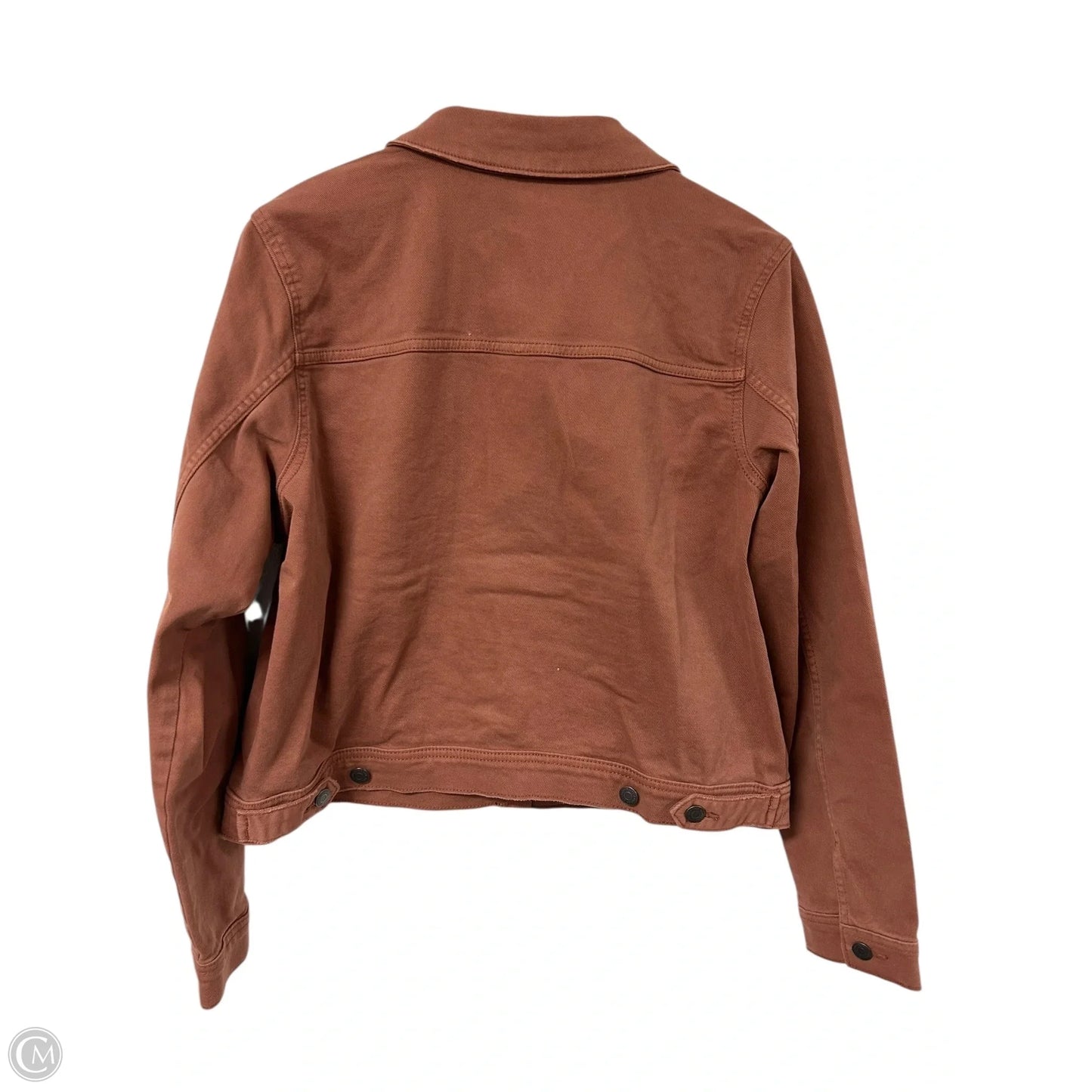Jacket Denim By Sonoma In Brown, Size: L