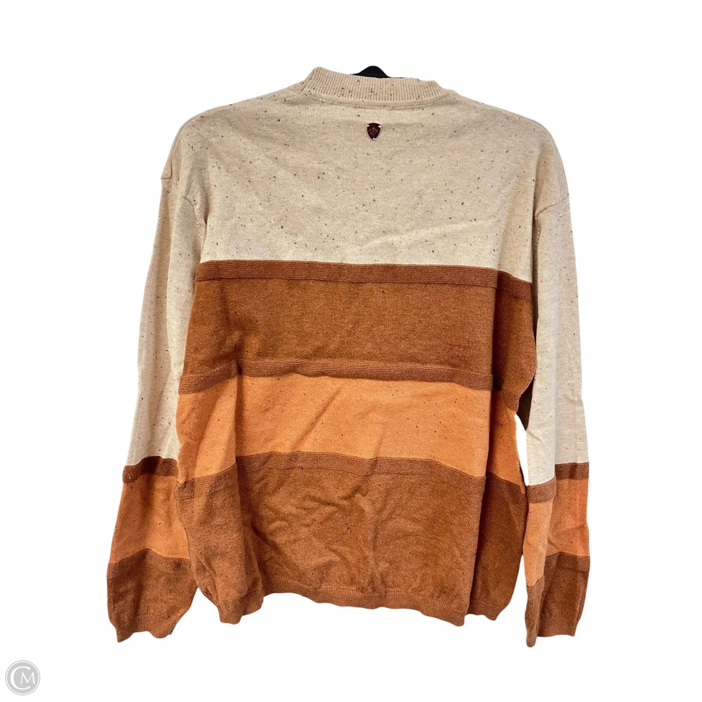 Sweater By Kuhl In Brown & White, Size: M