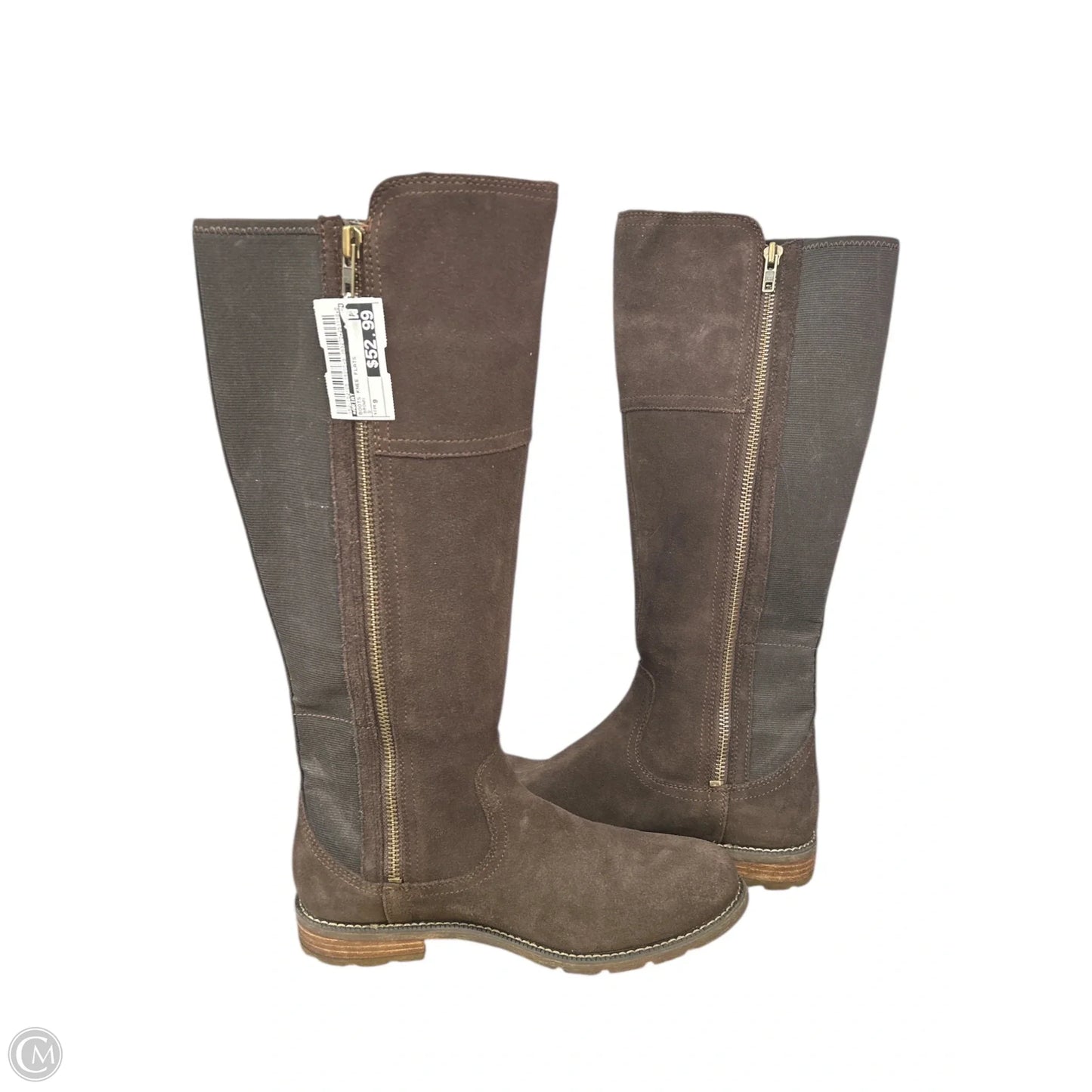 Boots Knee Flats By Ariat In Brown, Size: 9