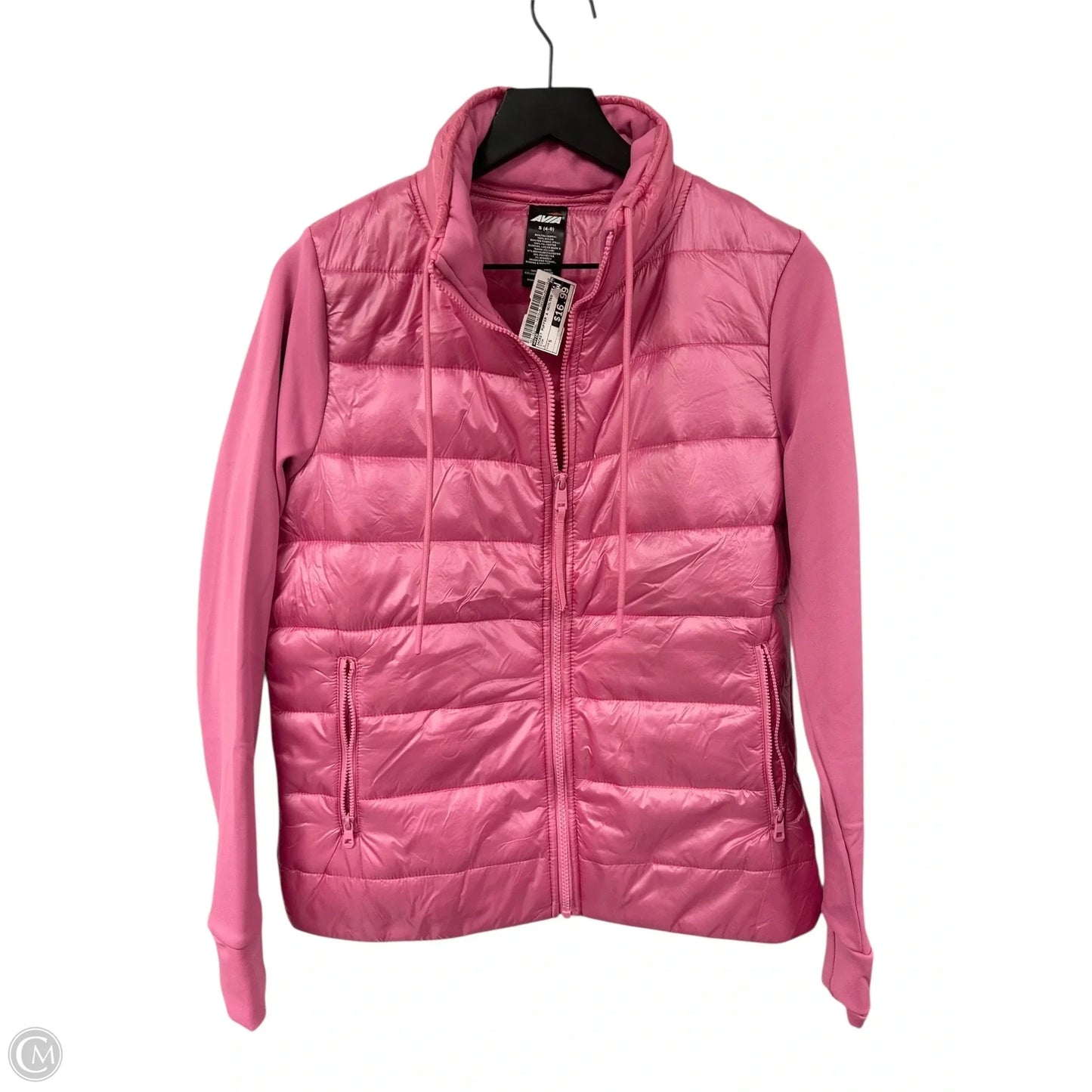 Jacket Puffer & Quilted By Avia In Pink, Size: S