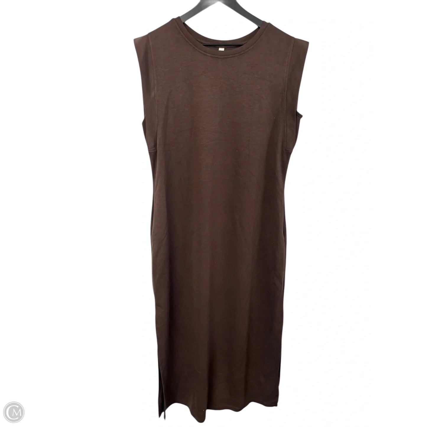 Dress Casual Maxi By Clothes Mentor In Brown, Size: L