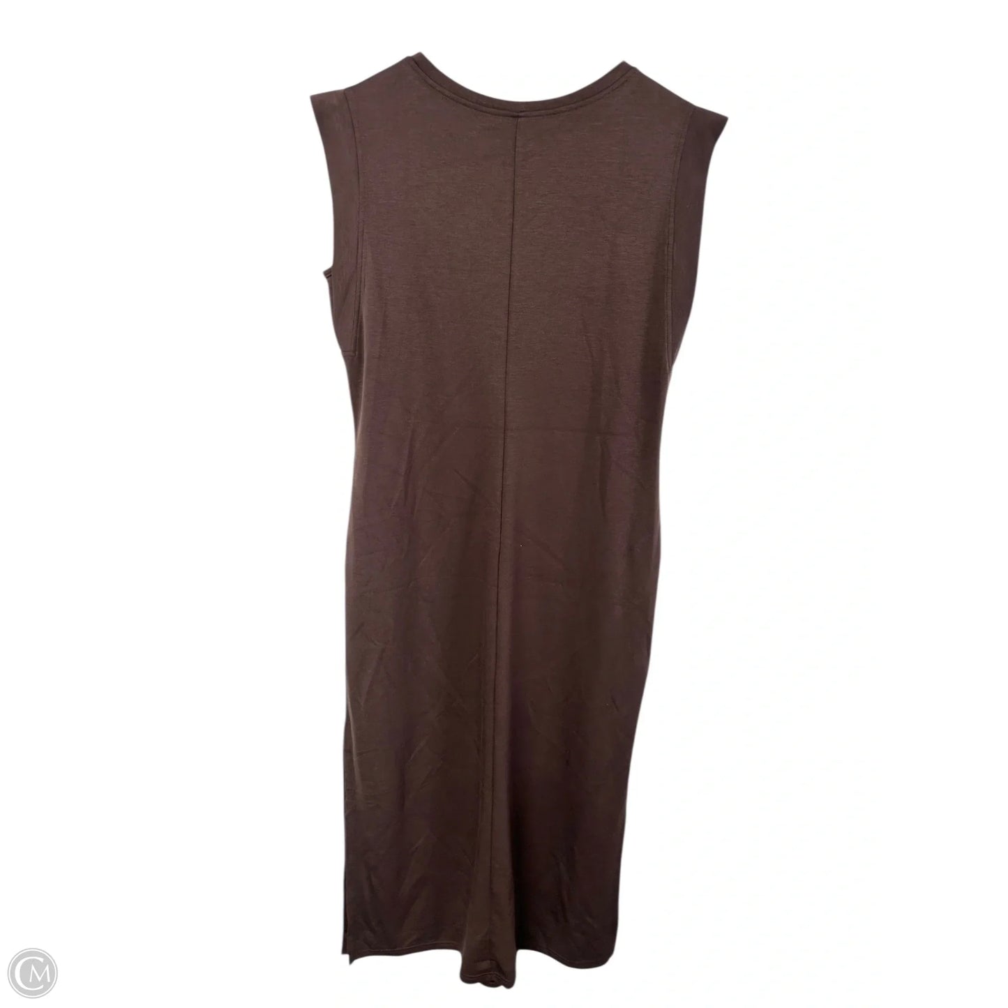 Dress Casual Maxi By Clothes Mentor In Brown, Size: L