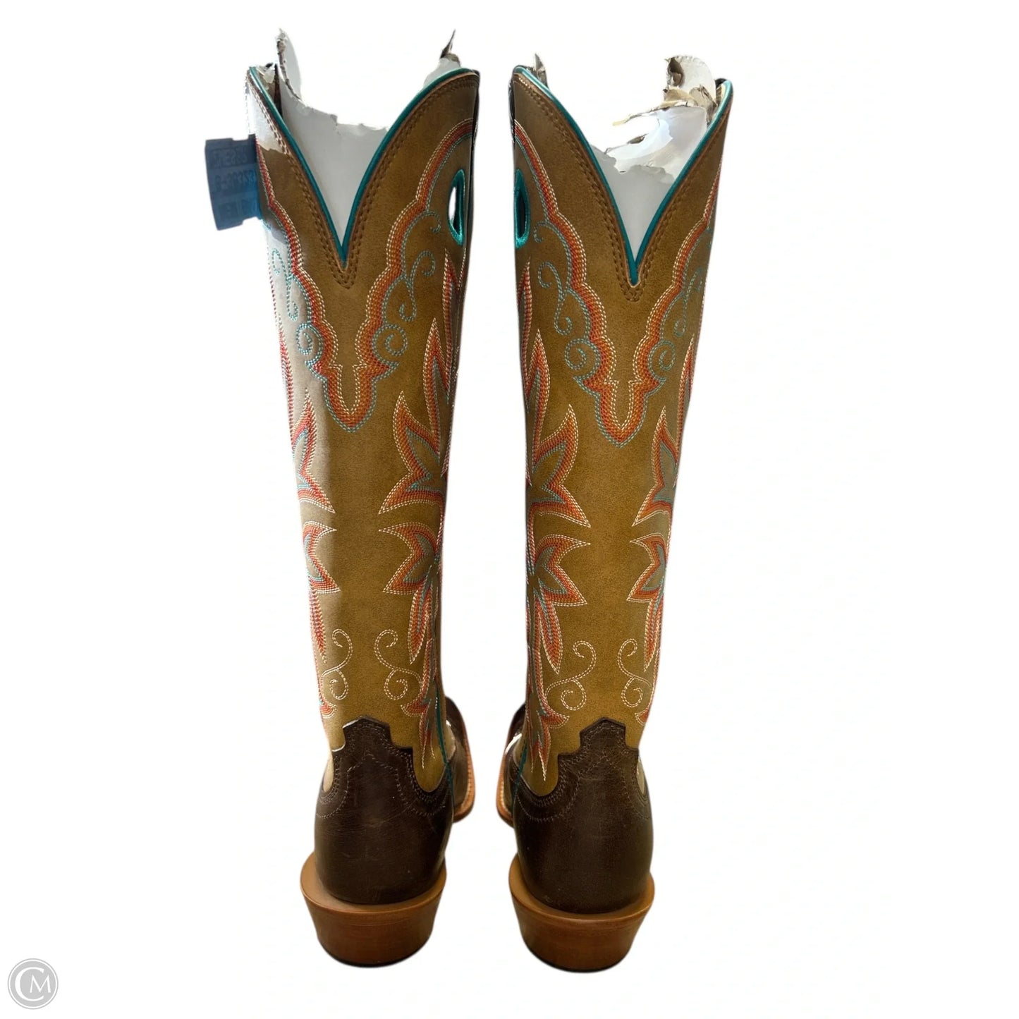 Boots Western By Cma In Blue & Brown, Size: 9