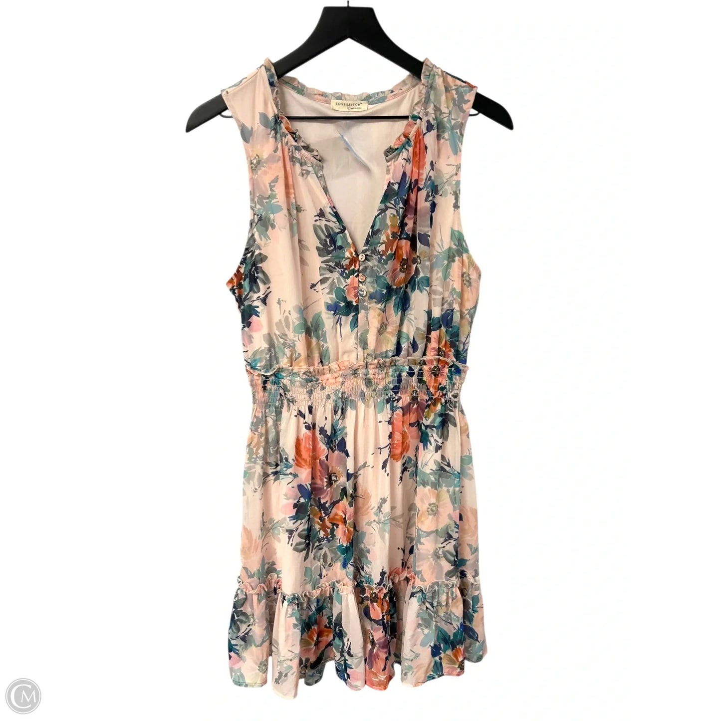 Dress Casual Short By Lovestitch In Pink, Size: L