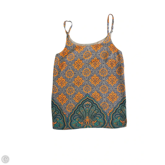 Top Sleeveless By Cabi In Multi-colored, Size: S