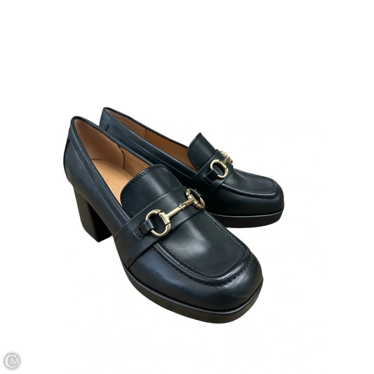 Shoes Heels Block By Nine West In Black, Size: 7.5