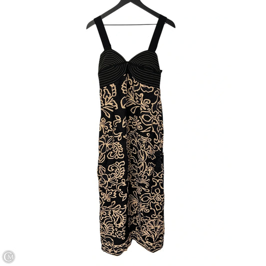 Dress Casual Maxi By Cmb In Black & Tan, Size: L