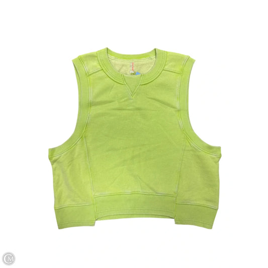 Top Sleeveless By Free People In Green, Size: M