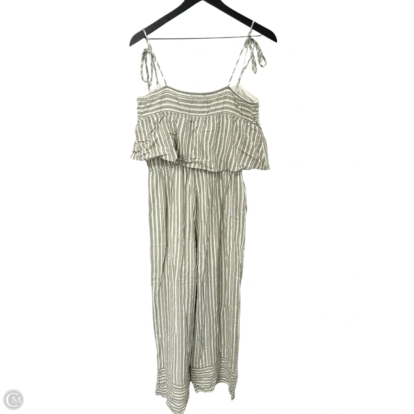 Jumpsuit By Gilli In Green & White, Size: M