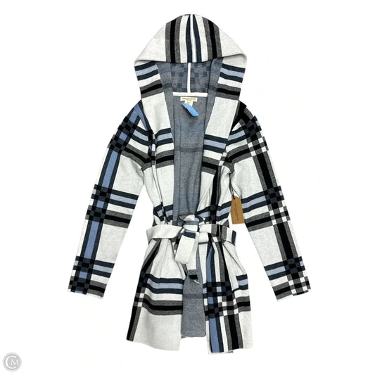 Cardigan By Christian Siriano In Blue & White, Size: M