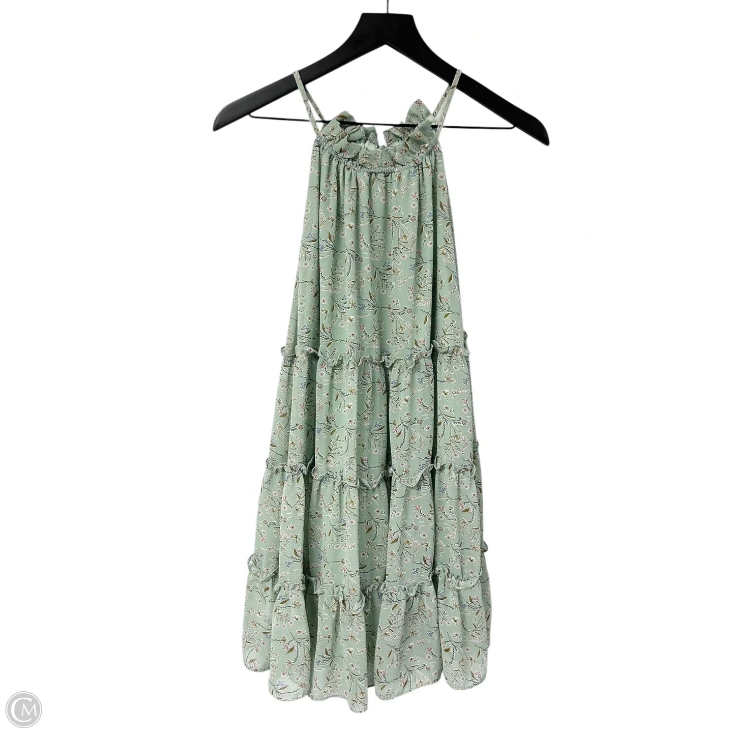 Dress Casual Short By She + Sky In Green, Size: S
