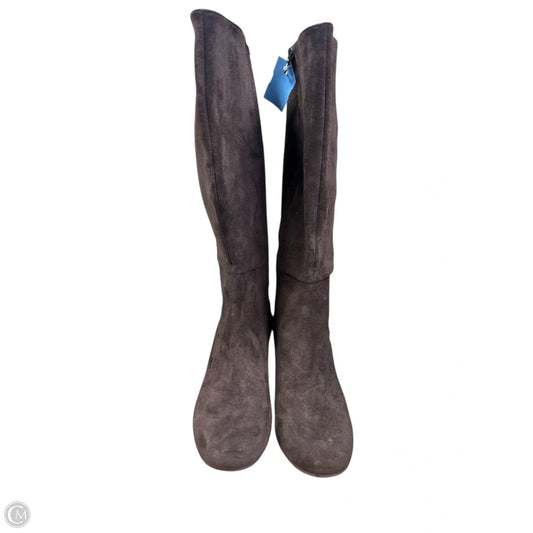 Boots Mid-calf Heels By Time And Tru In Brown, Size: 11