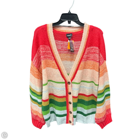 Sweater Cardigan By Torrid In Multi-colored, Size: 1x