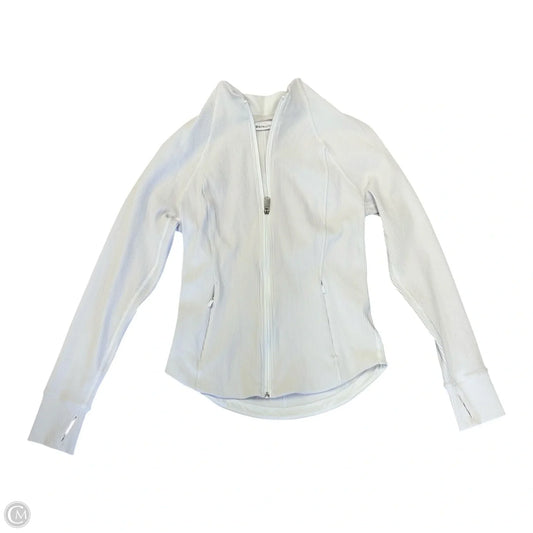 Athletic Jacket By Athleta In White Print, Size: S