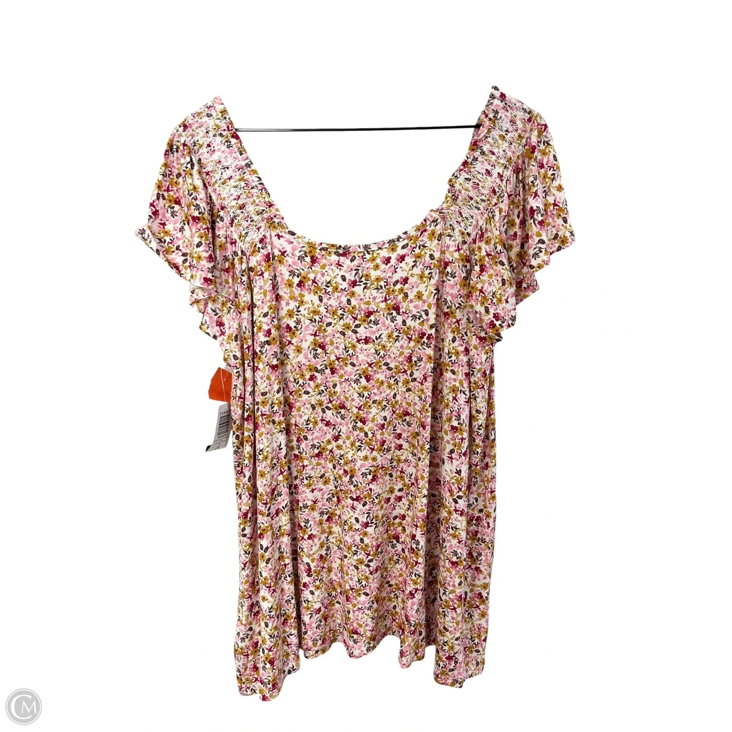 Top Short Sleeve By Torrid In Floral Print, Size: 2x