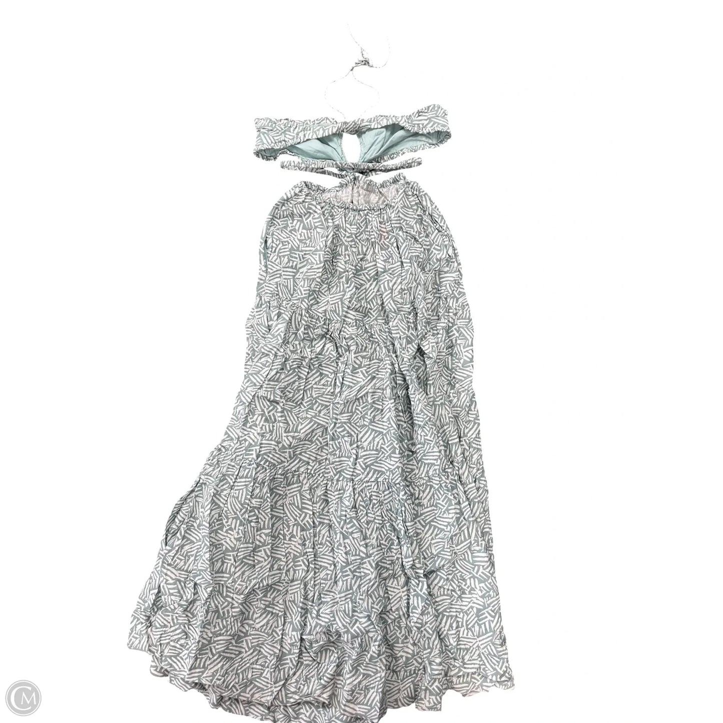 Dress Casual Maxi By Cma In Green & White, Size: Xs