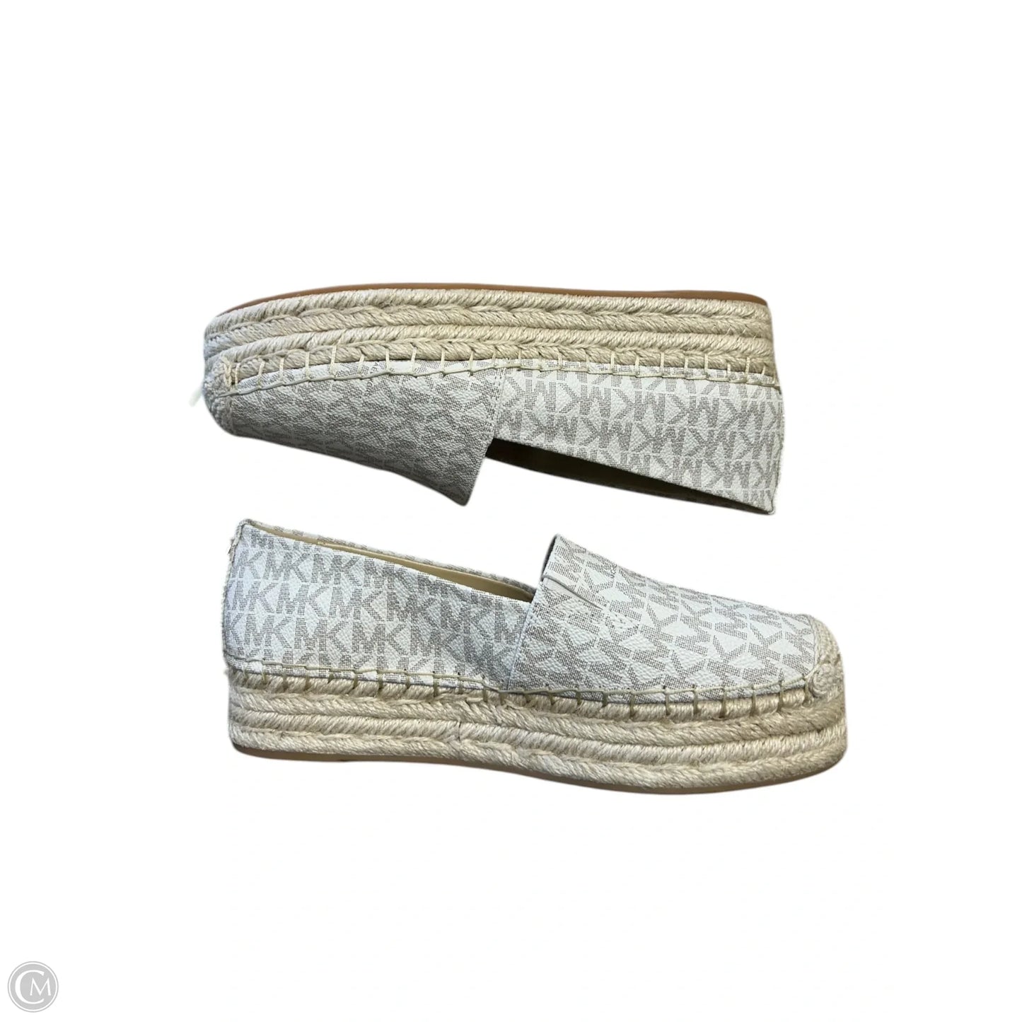 Shoes Designer By Michael Kors In Tan & White, Size: 7