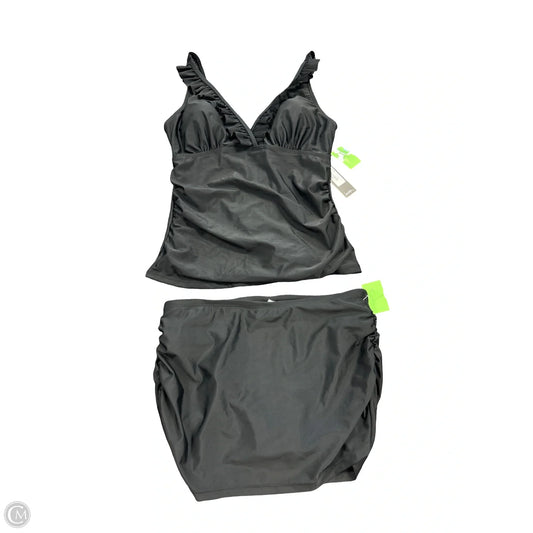 Swimsuit 2pc By Nicole By Nicole Miller In Black, Size: S