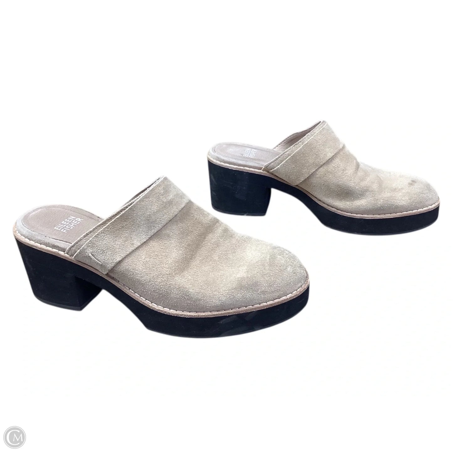 Sandals Flats By Eileen Fisher In Tan, Size: 8.5