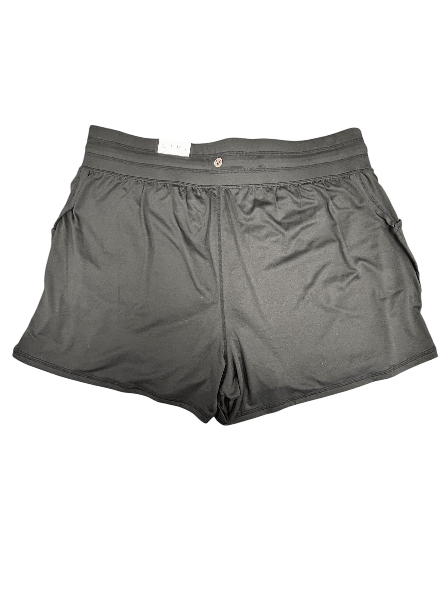 Athletic Shorts By Livi Active In Black, Size: 2X