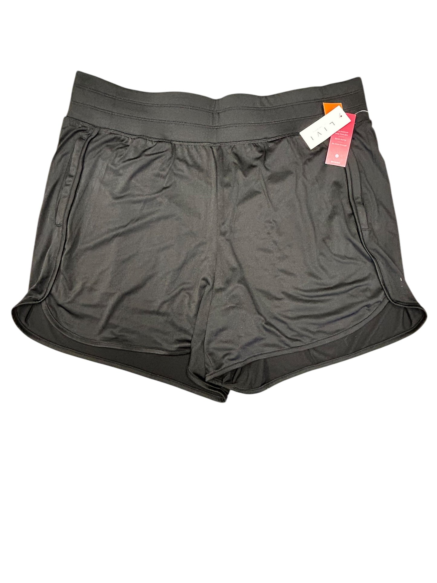 Athletic Shorts By Livi Active In Black, Size: 2X