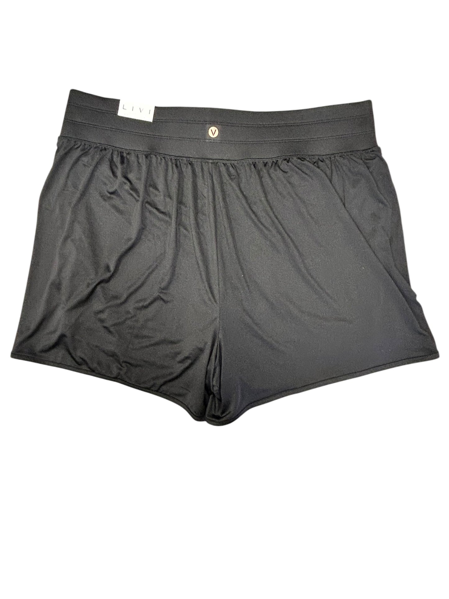 Athletic Shorts By Livi Active In Black, Size: 2X