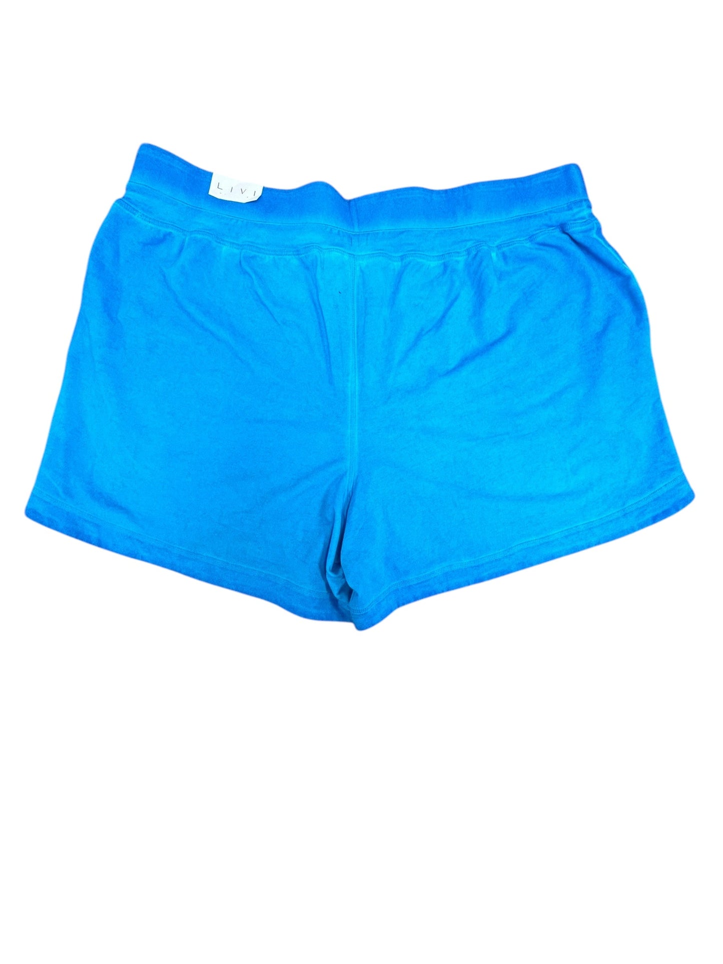 Athletic Shorts By Livi Active In Blue, Size: 2X