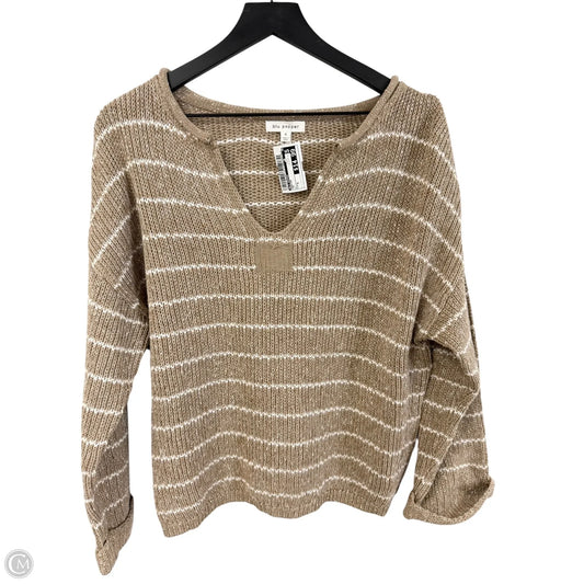 Sweater By Blu Pepper In Tan, Size: S