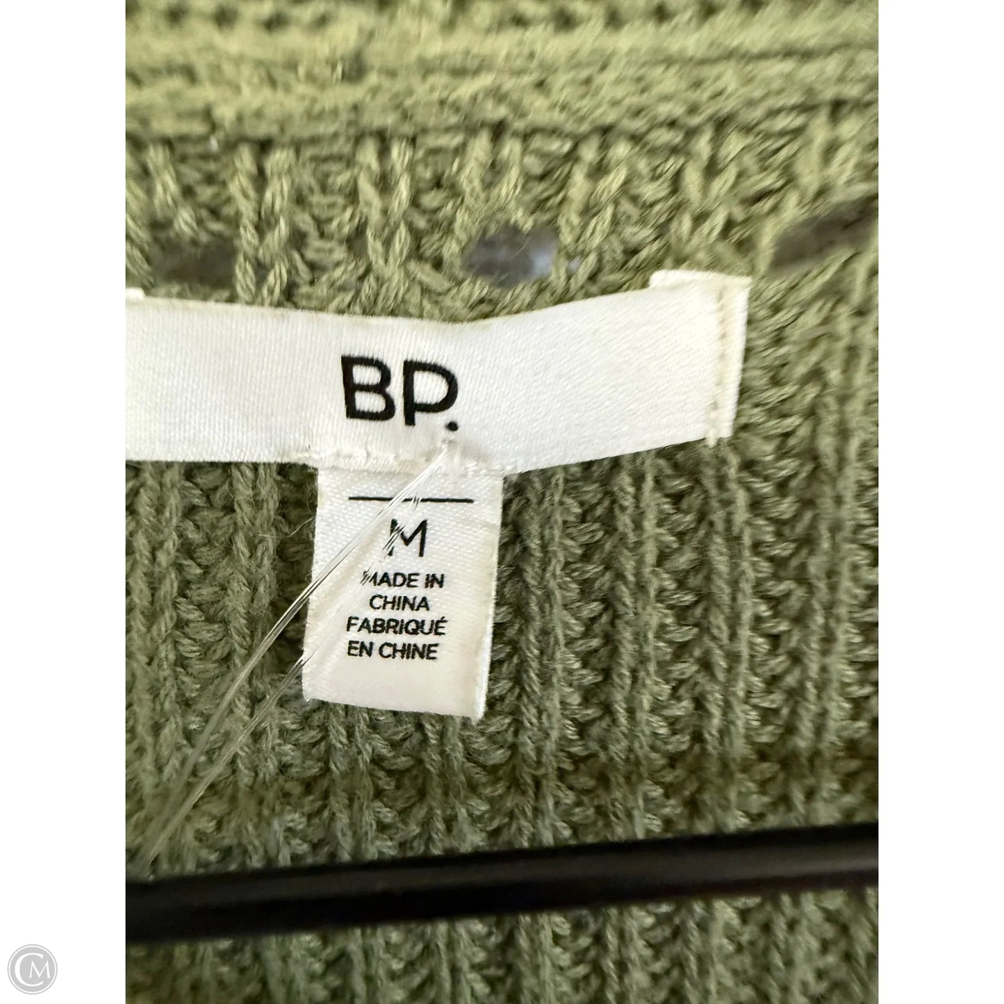 Sweater Cardigan By Bp In Green, Size: M