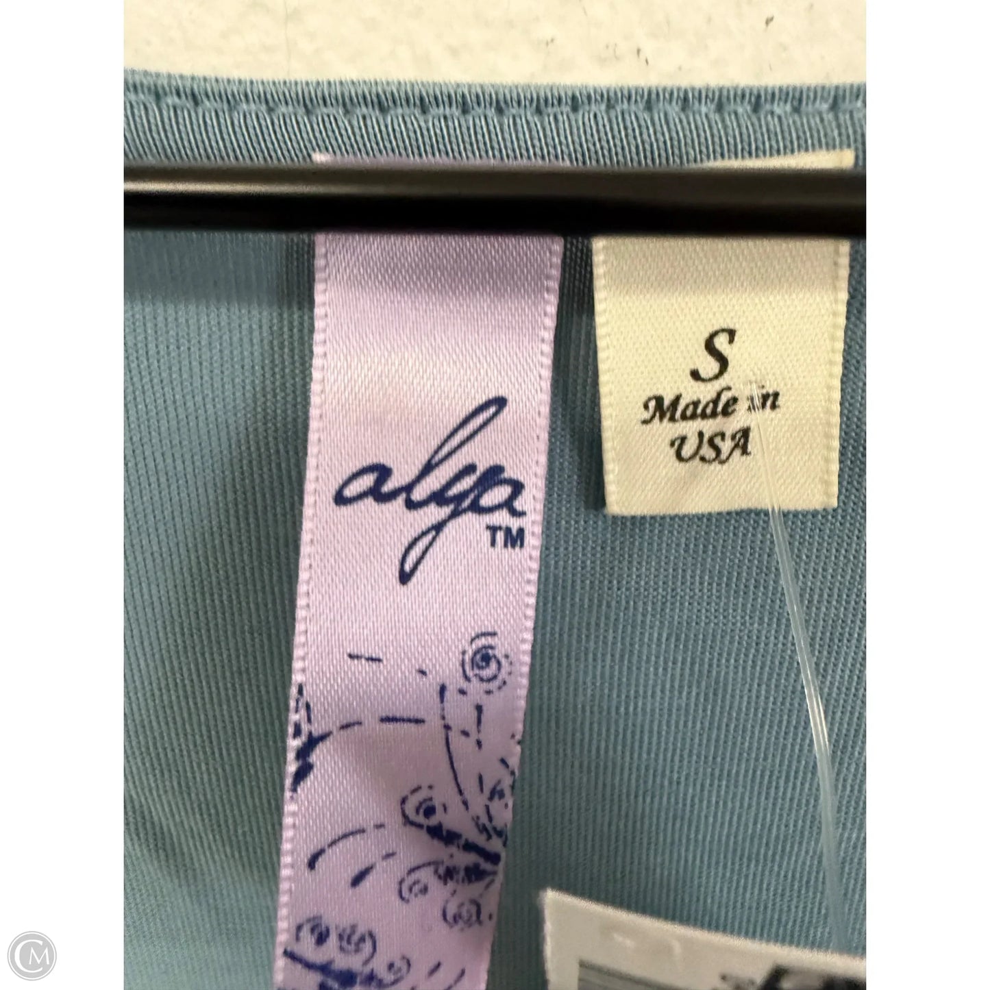 Top Short Sleeve By Alya In Blue, Size: S