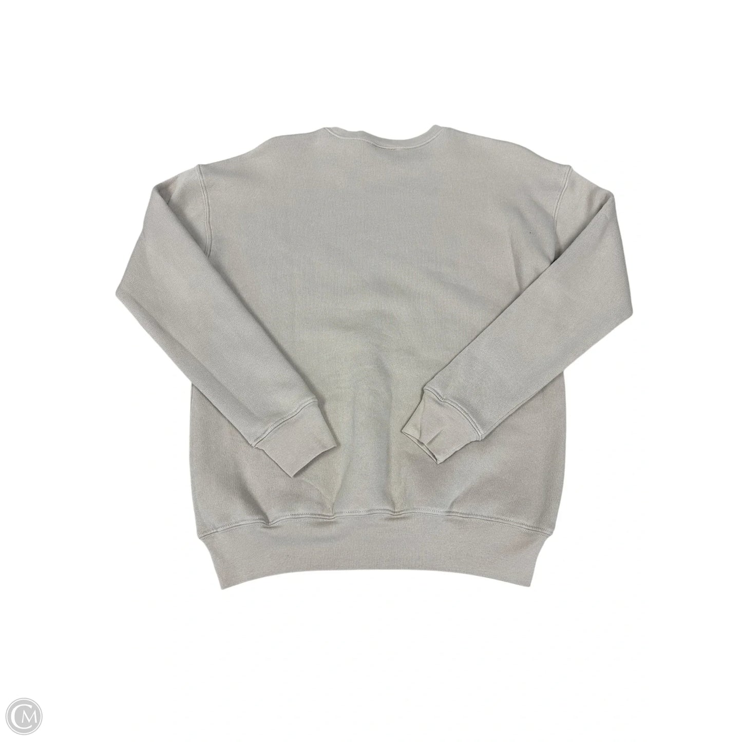 Sweatshirt Crewneck By Clothes Mentor In Tan, Size: S