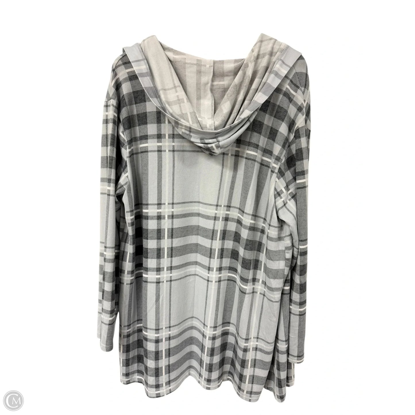 Cardigan By Clothes Mentor In Blue, Size: 1x