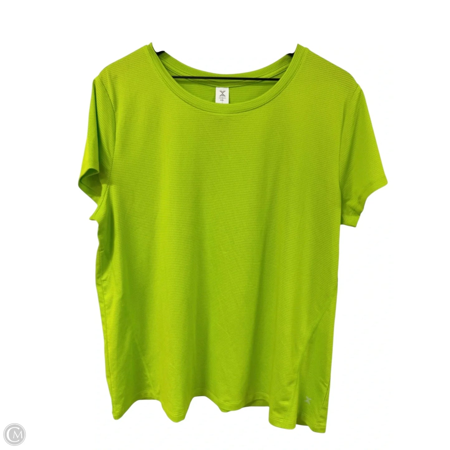 Athletic Top Short Sleeve By Xersion In Green, Size: Xxl