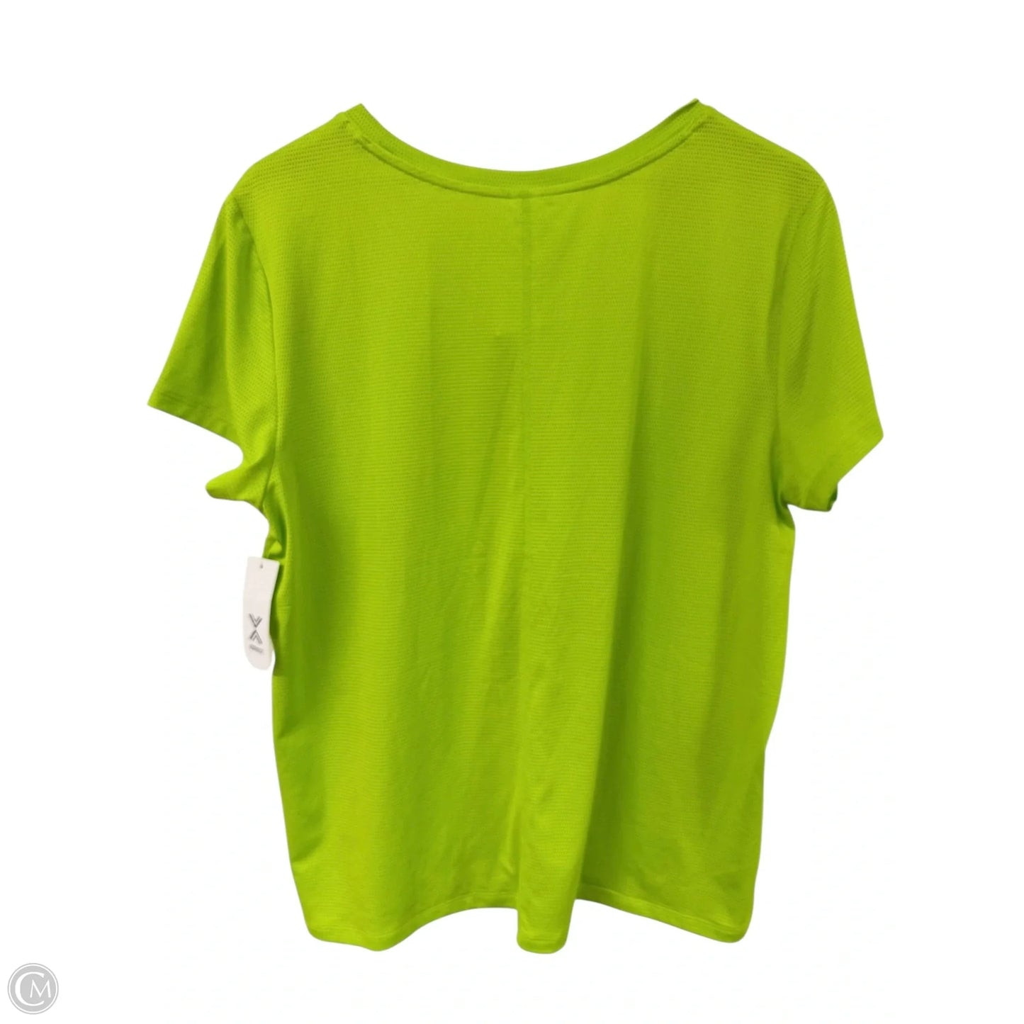 Athletic Top Short Sleeve By Xersion In Green, Size: Xxl
