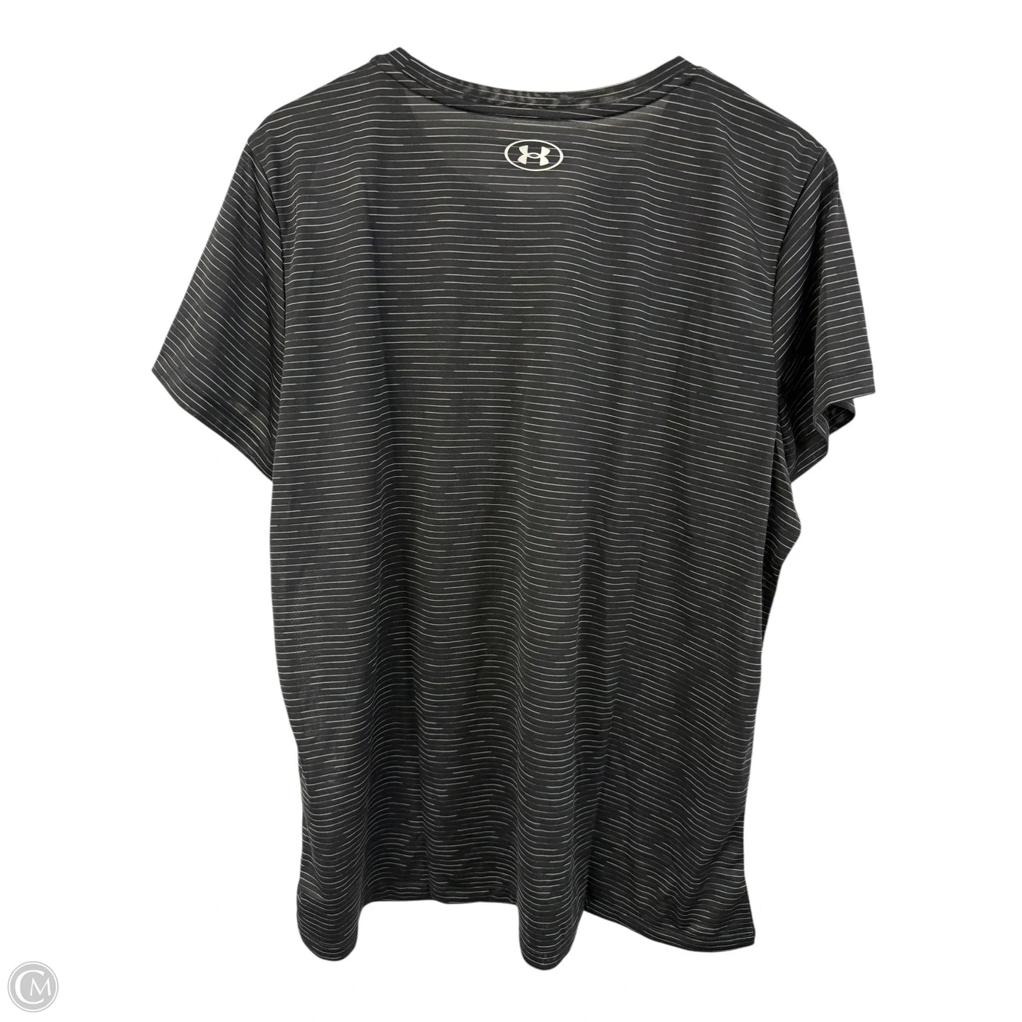 Athletic Top Short Sleeve By Under Armour In Black, Size: 2x