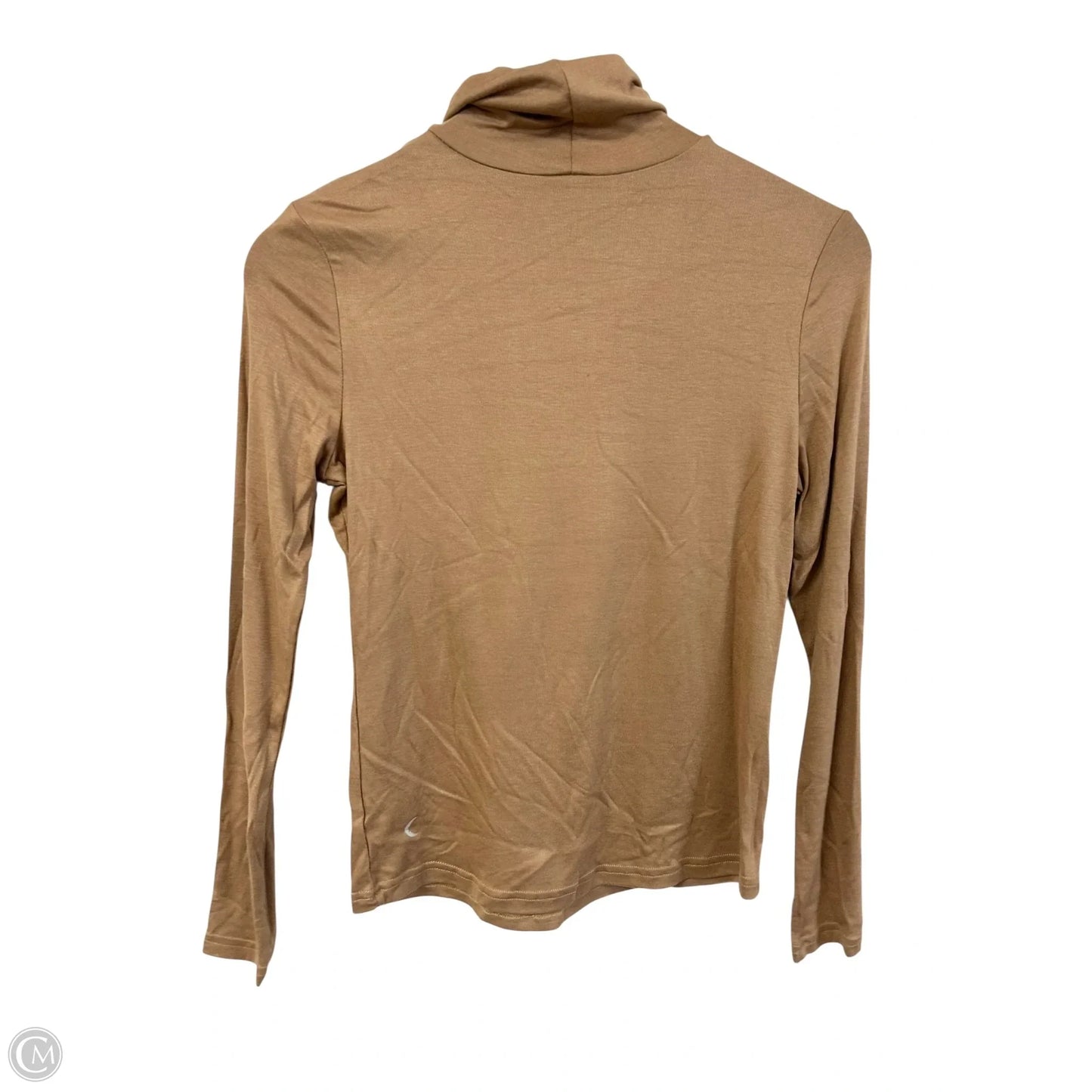Top Long Sleeve Basic By Zyia In Tan, Size: M