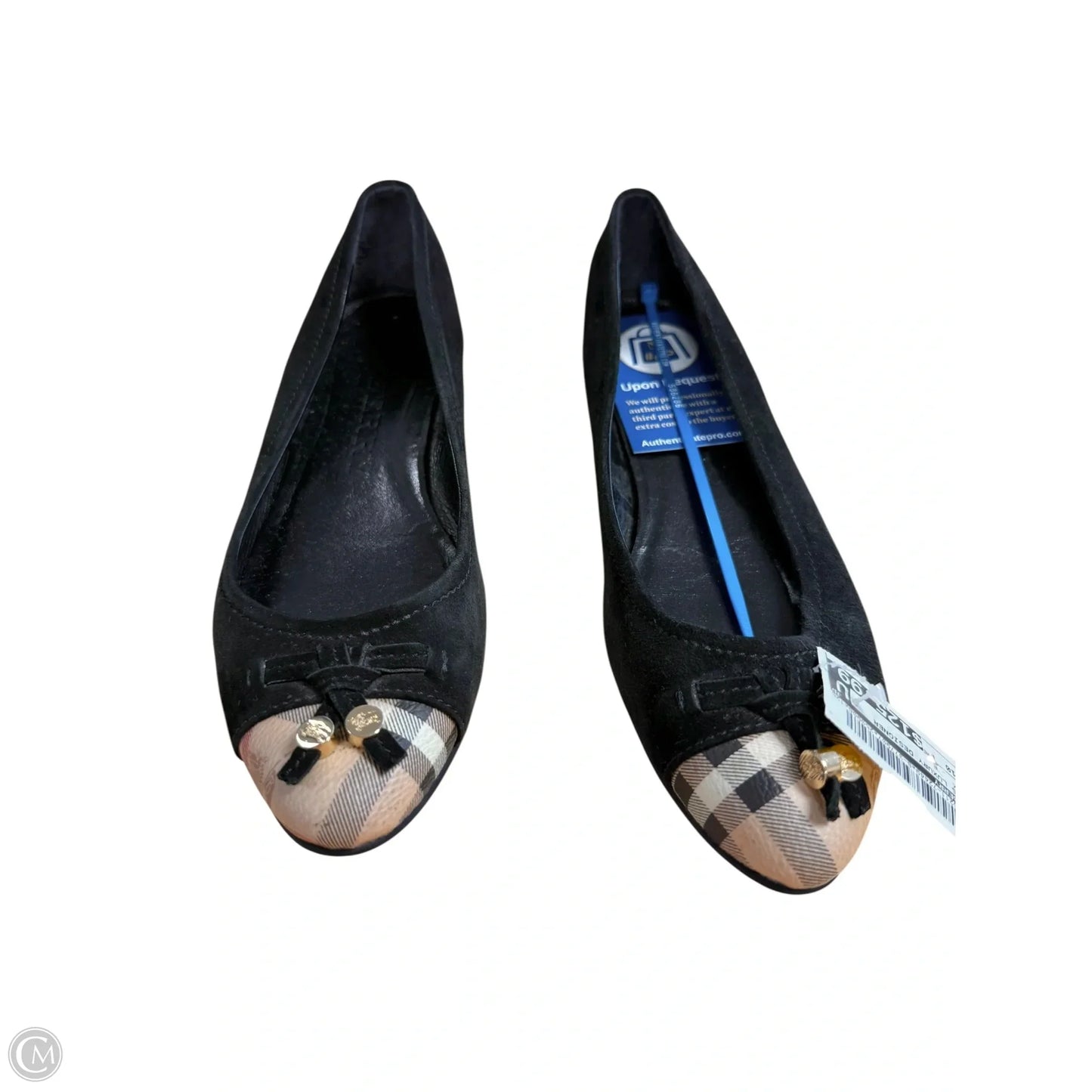 Shoes Luxury Designer By Burberry In Black, Size: 10