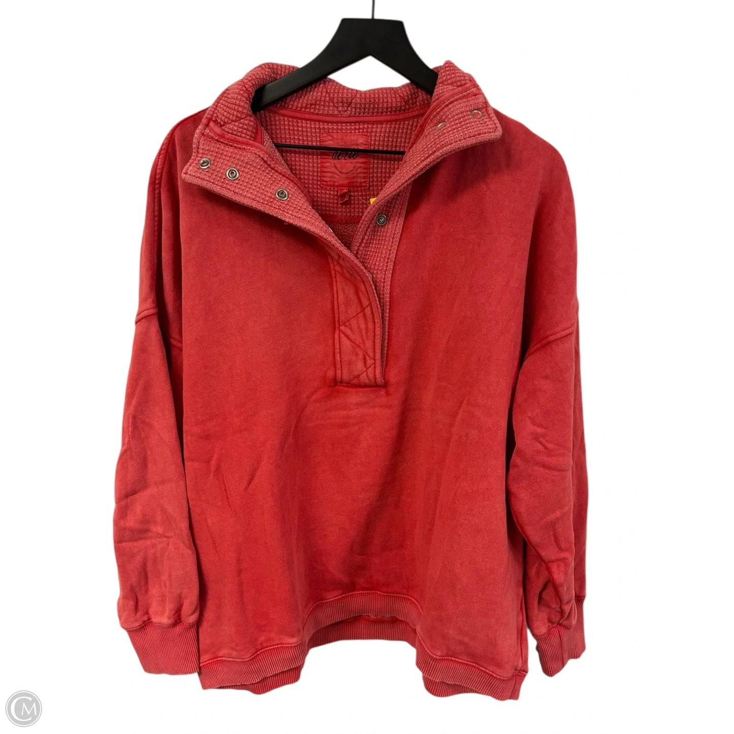 Sweatshirt Collar By Aerie In Coral, Size: L