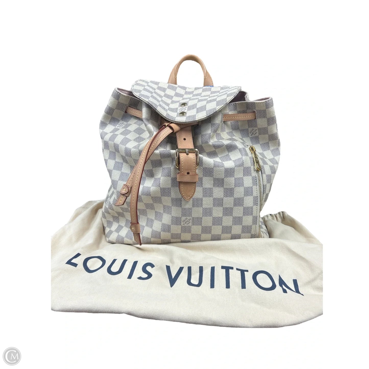 Backpack Luxury Designer By Louis Vuitton, Size: Large
