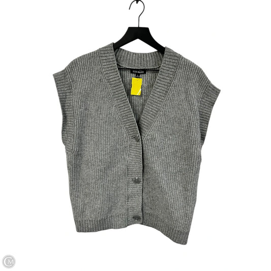 Vest Sweater By Steve Madden In Grey, Size: L