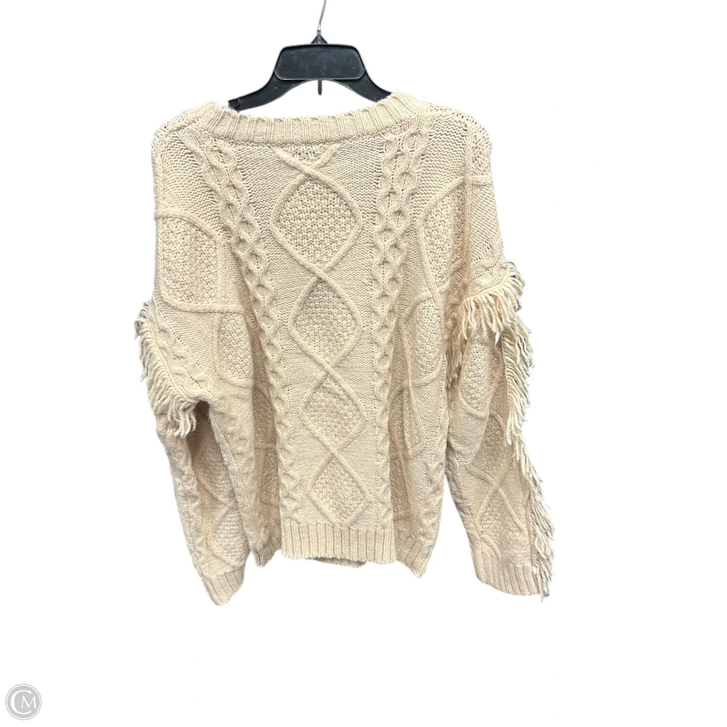 Sweater By Staccato In Cream, Size: L