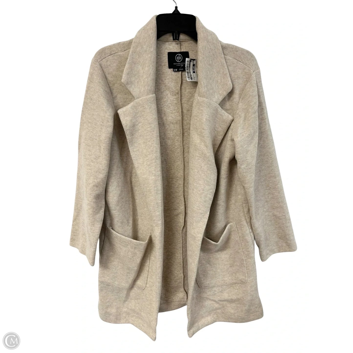 Cardigan By Clothes Mentor In Tan, Size: M